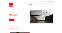Desktop Screenshot of prado-consulting.com