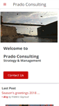 Mobile Screenshot of prado-consulting.com